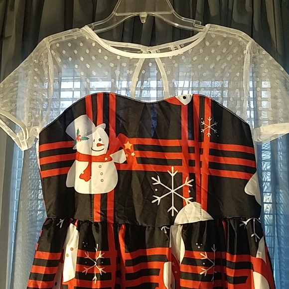 Snowman dress NWOT - Picture 2 of 5